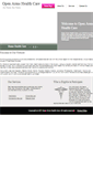 Mobile Screenshot of openarmshealthcare.com